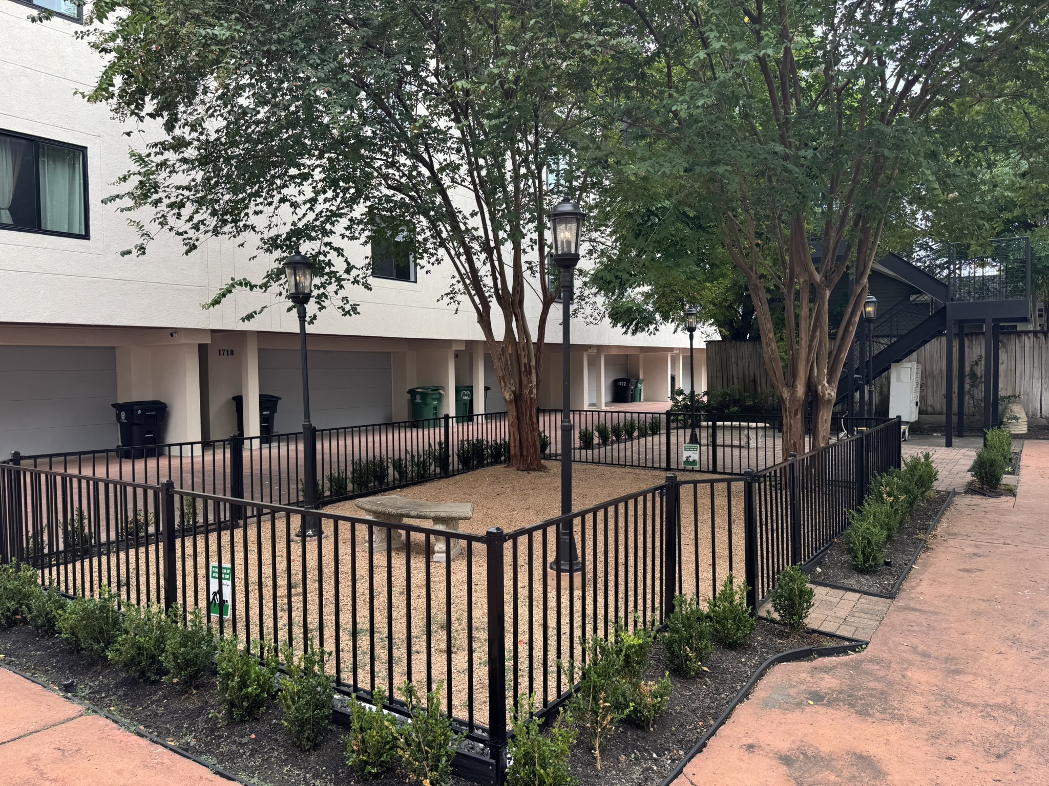 Community courtyard area